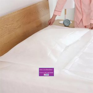 Medline Disposable Flat Bed Sheet Dk Blue 40x84 50Ct